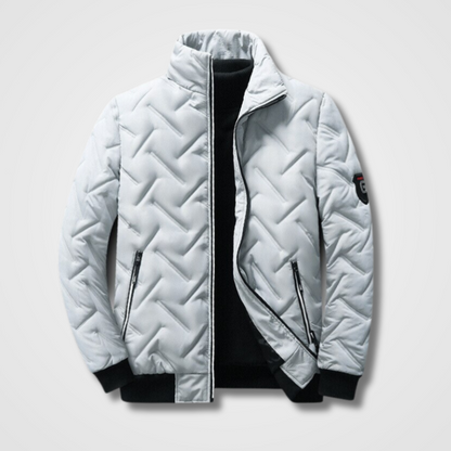 Men's Waterproof Bomber Jacket with Thermal Insulation