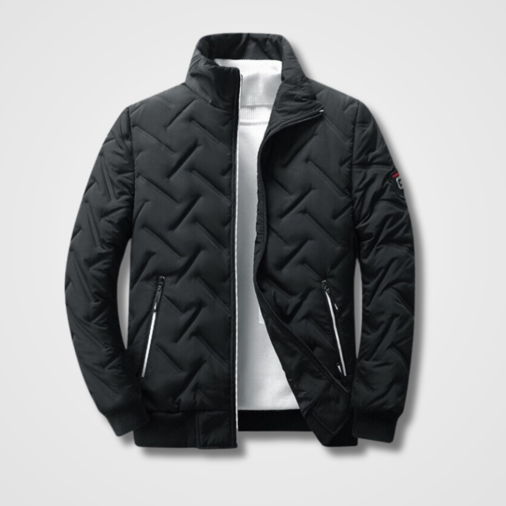 Men's Waterproof Bomber Jacket with Thermal Insulation