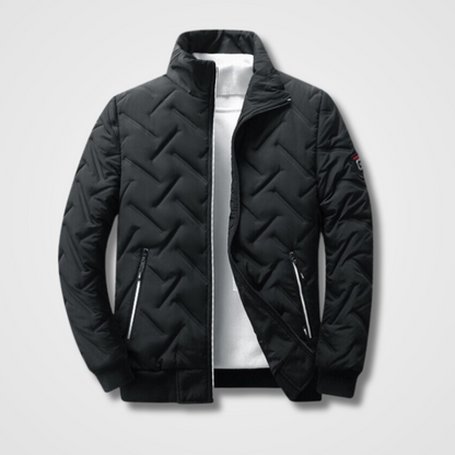 Men's Waterproof Bomber Jacket with Thermal Insulation