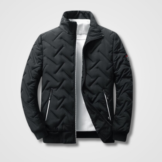Men's Waterproof Bomber Jacket with Thermal Insulation
