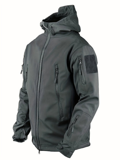 Men's Waterproof Hooded Jacket