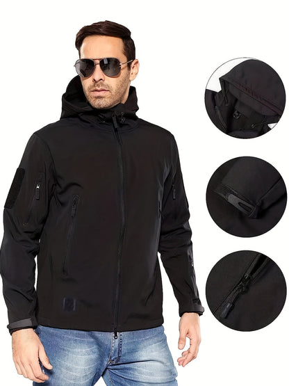 Men's Waterproof Hooded Jacket