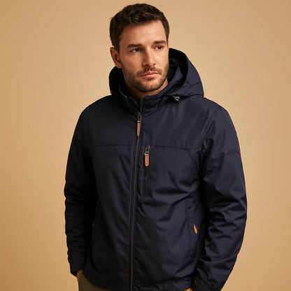 Men's Waterproof Hooded Rain Jacket