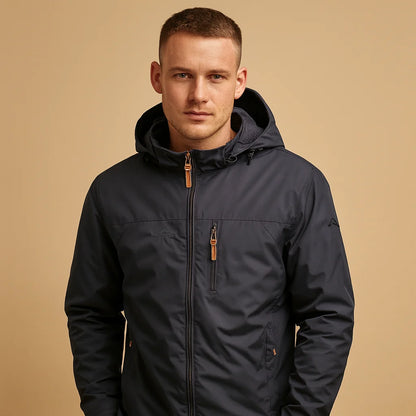 Men's Waterproof Hooded Rain Jacket