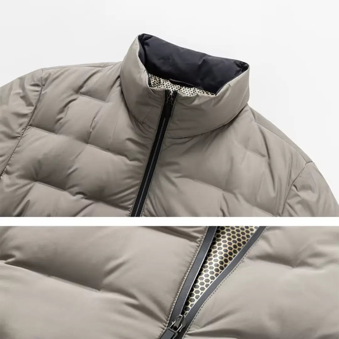 Men's Waterproof Insulated Puffer Jacket for Winter