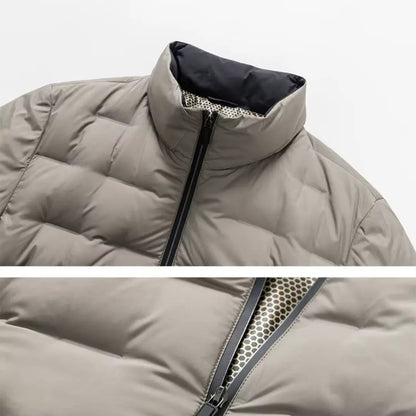 Men's Waterproof Insulated Puffer Jacket for Winter