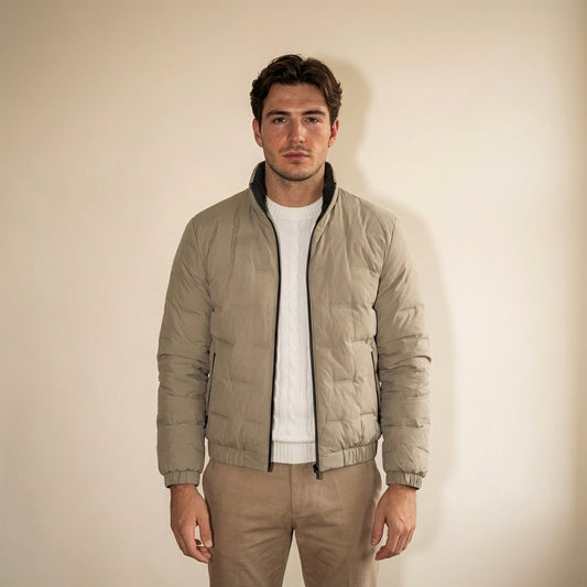 Men's Waterproof Insulated Puffer Jacket for Winter