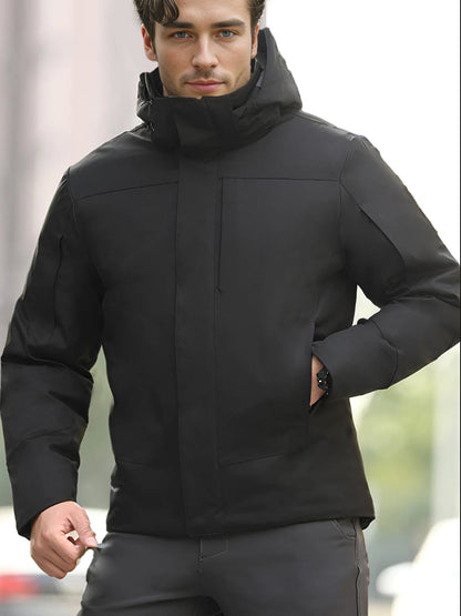 Men's Waterproof Insulated Winter Jacket for Outdoor Adventures