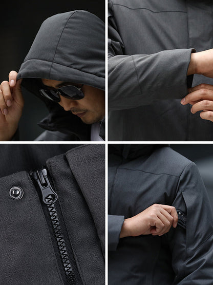 Men's Waterproof Insulated Winter Jacket for Outdoor Adventures