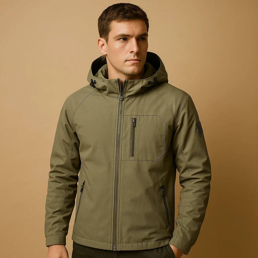 Men's Waterproof Lightweight Windbreaker Jacket