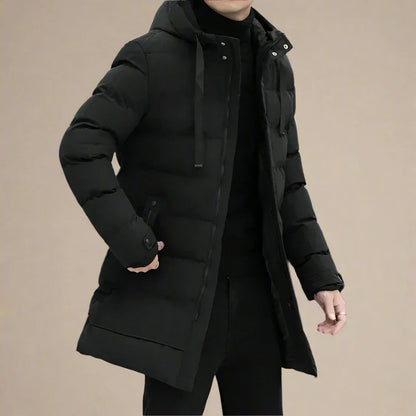 Men's Waterproof Long Winter Jacket