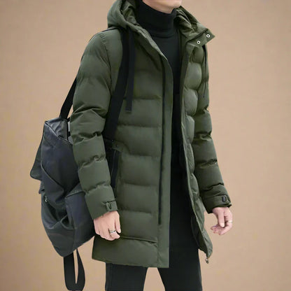 Men's Waterproof Long Winter Jacket