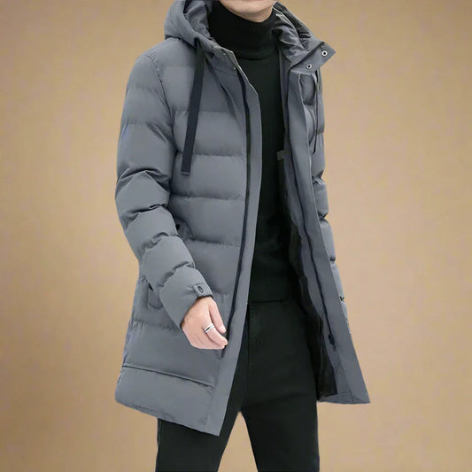 Men's Waterproof Long Winter Jacket