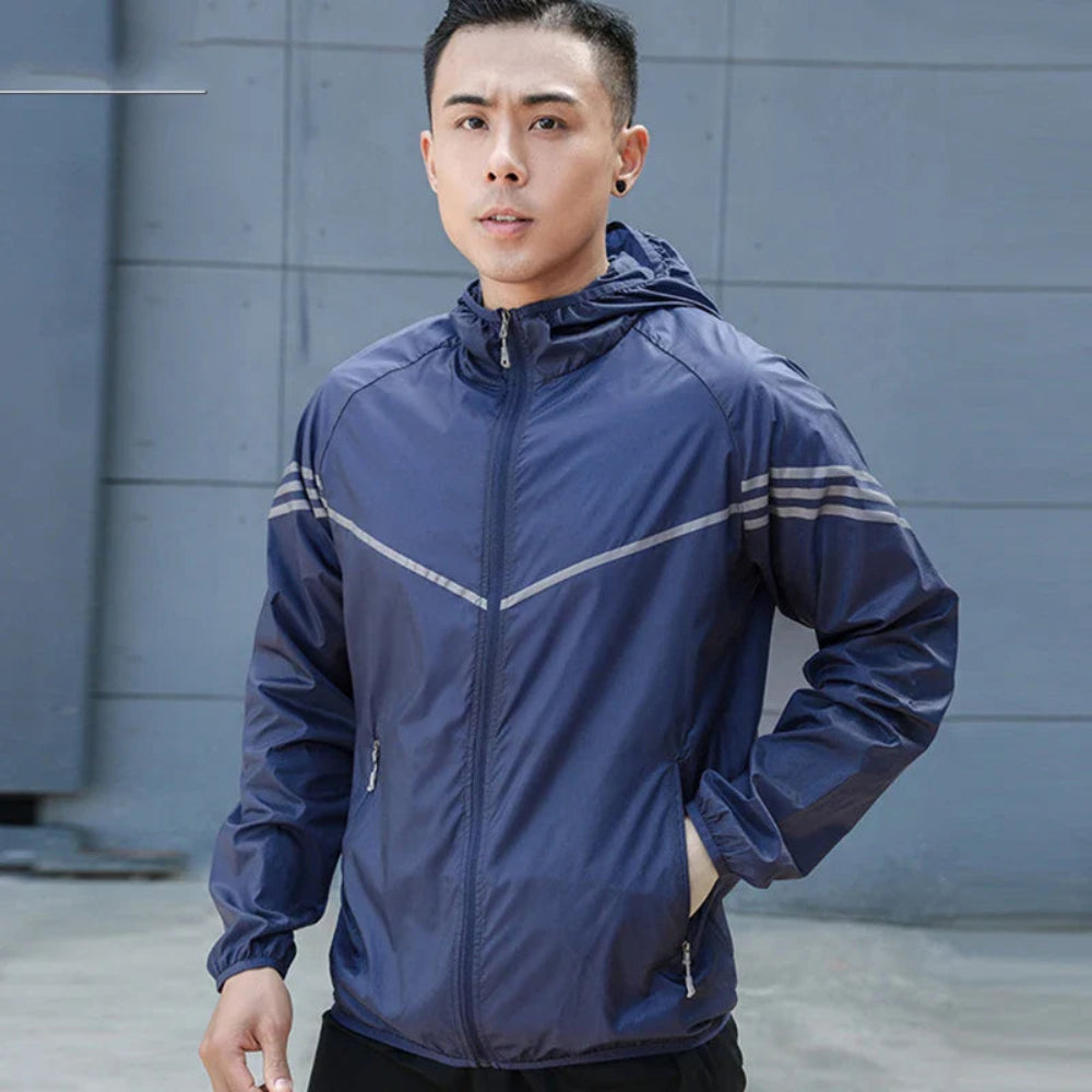 Men's Waterproof Outdoor Jacket with Hood