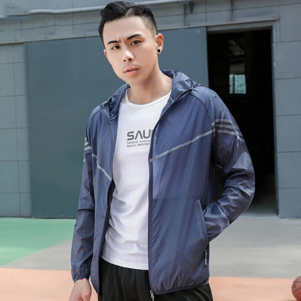 Men's Waterproof Outdoor Jacket with Hood