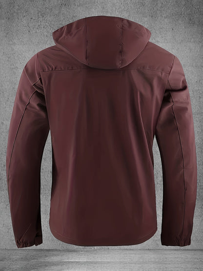 Men's Waterproof Softshell Jacket with Hood