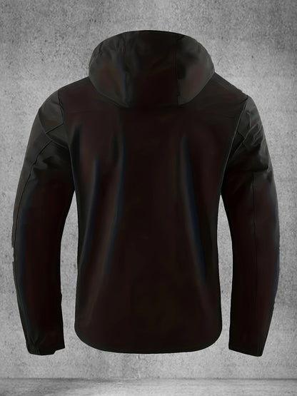 Men's Waterproof Softshell Jacket with Hood