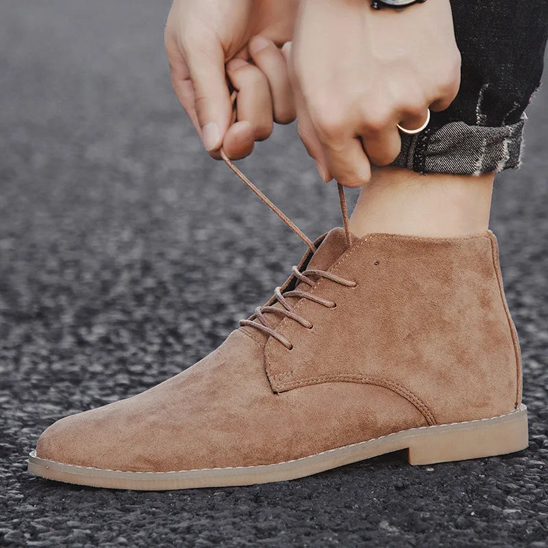 Men's Western Suede Boots