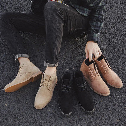 Men's Western Suede Boots