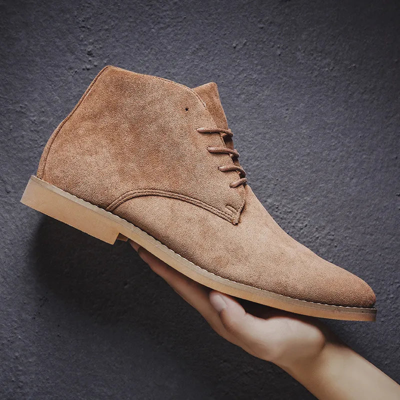 Men's Western Suede Boots