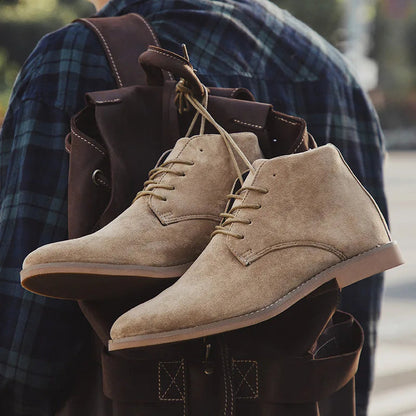 Men's Western Suede Boots