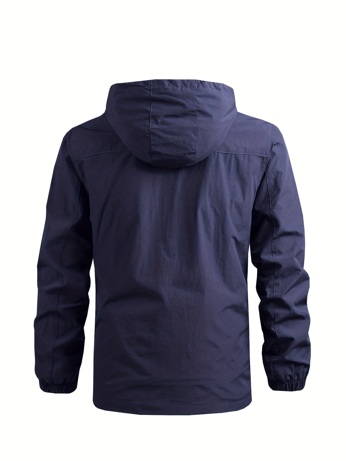 Men's Windbreaker Jacket with Detachable Hood
