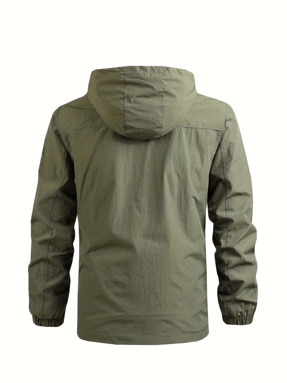 Men's Windbreaker Jacket with Detachable Hood