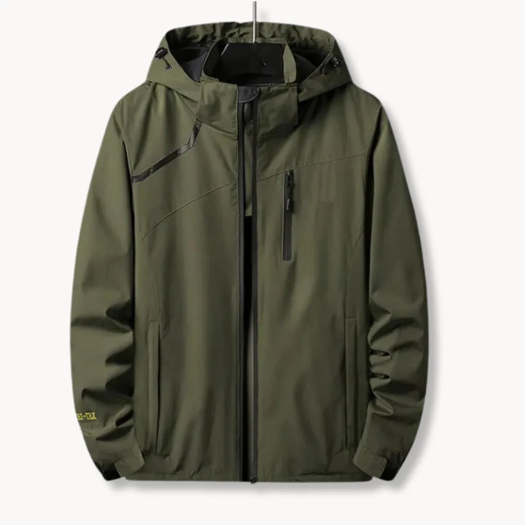 Men's Windbreaker Jacket with Hood