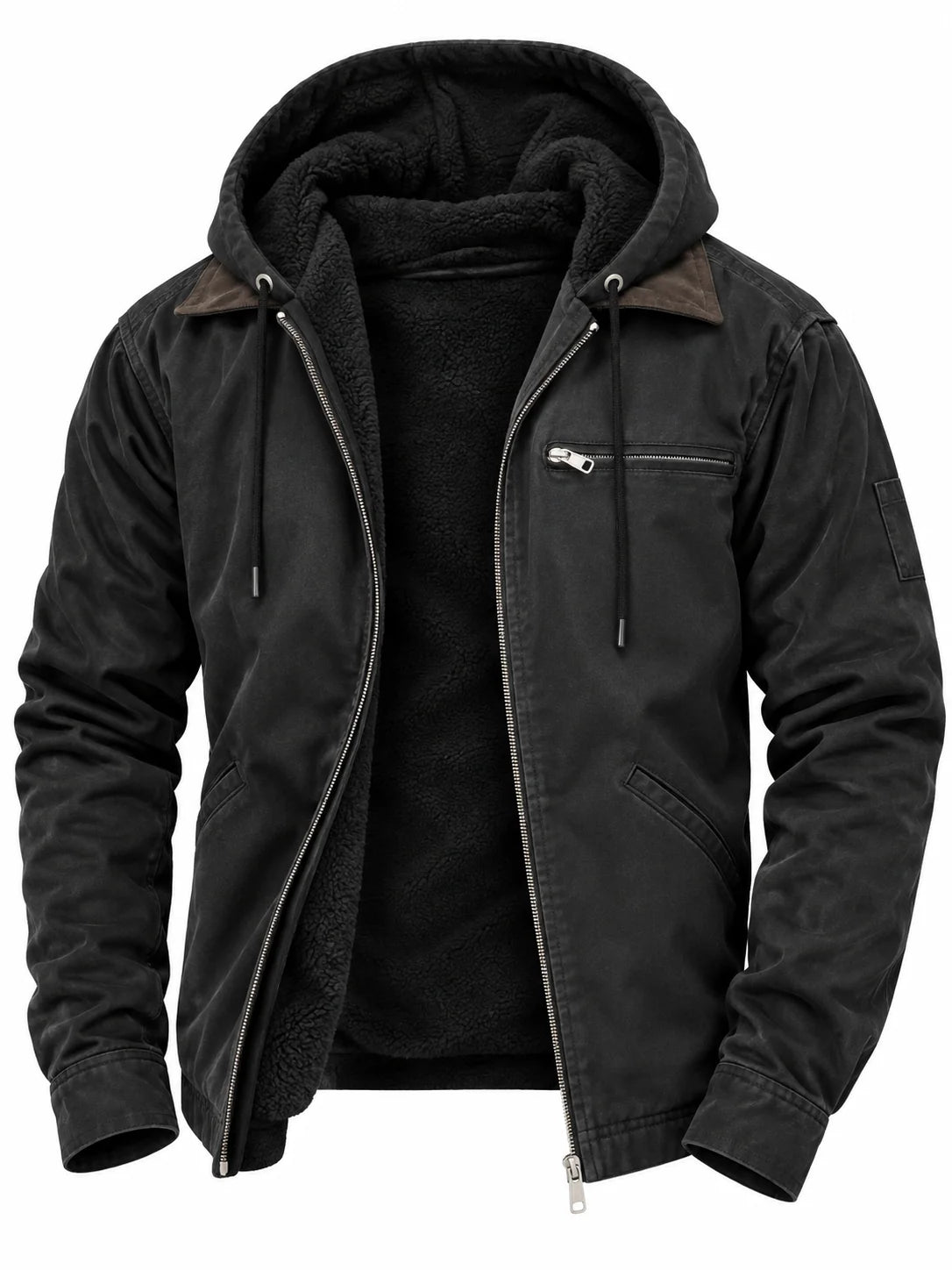 Men's Windproof Jacket with Hood