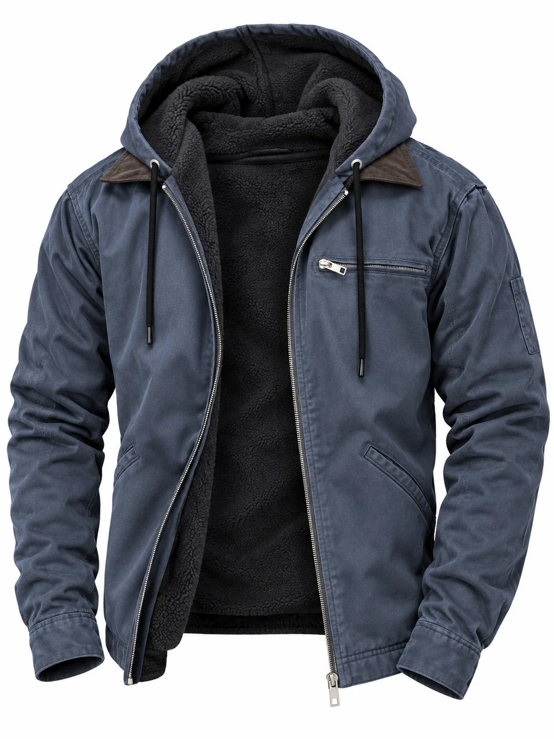 Men's Windproof Jacket with Hood