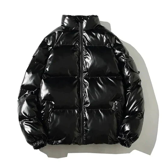 Men's Windproof Metallic Winter Jacket