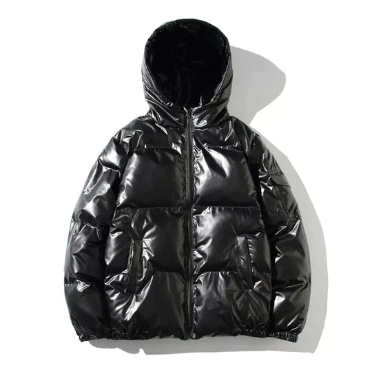 Men's Windproof Metallic Winter Jacket