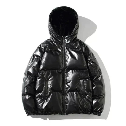 Men's Windproof Metallic Winter Jacket