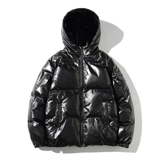 Men's Windproof Metallic Winter Jacket
