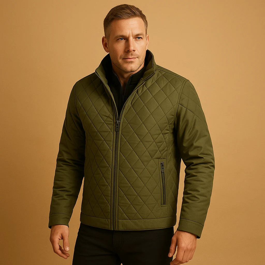 Men's Winter Coat - Classic Insulated Overcoat for Cold Weather