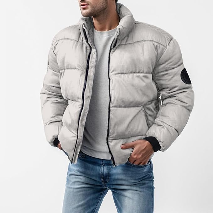 Men's Winter Jacket - Versatile Buffer Coat for Outdoor Adventure