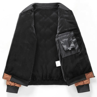 Men's Winter Jacket with Stand-Up Collar