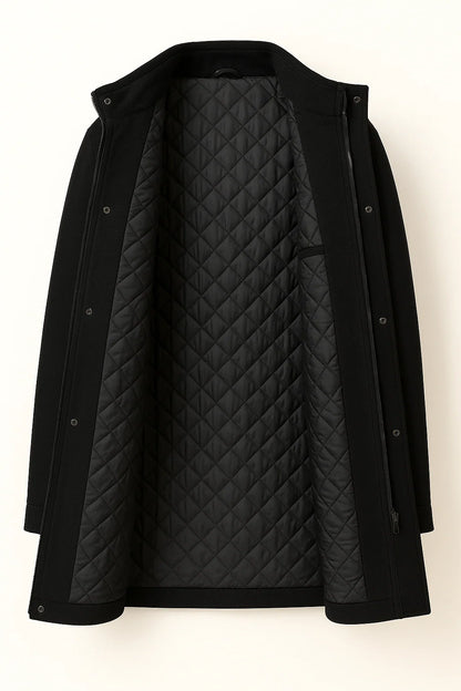 Men's Wool Blend Overcoat Regular Fit