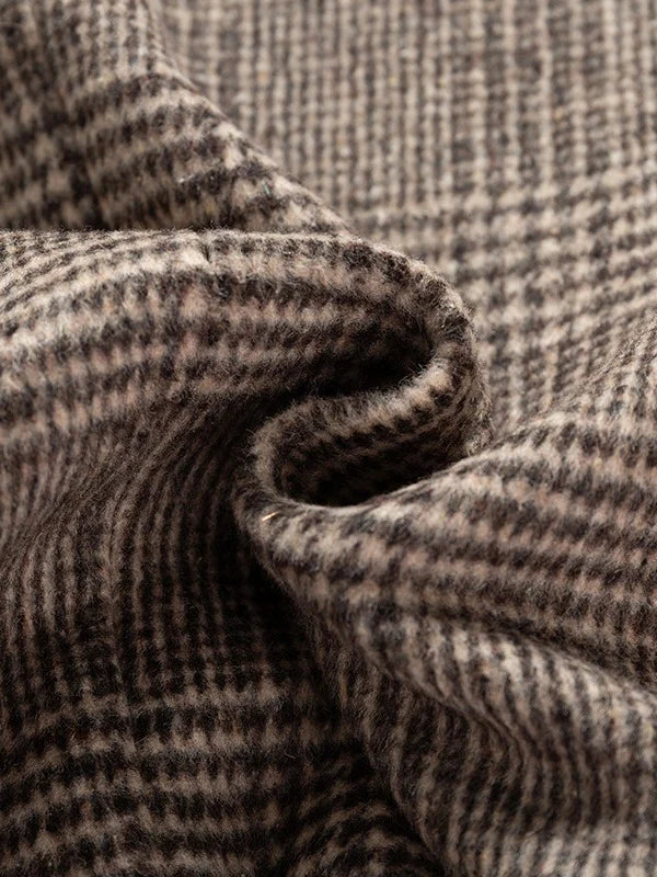 Men's Wool Blend Overcoat with Suit Collar