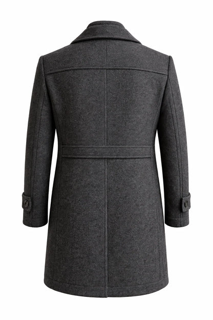 Men's Wool Blend Winter Overcoat