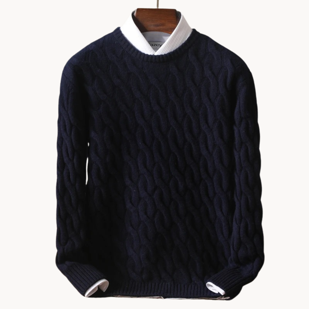 Men's Wool Crew Neck Sweater
