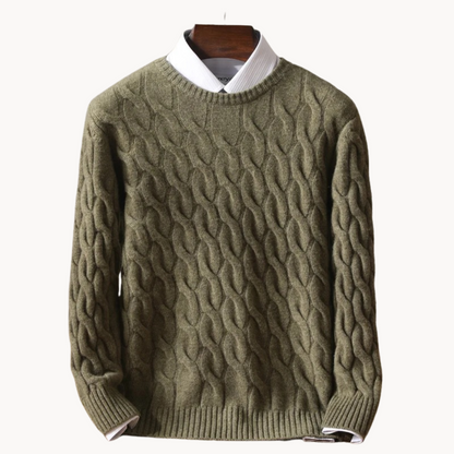 Men's Wool Crew Neck Sweater
