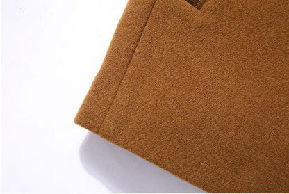 Men's Wool Detachable Shawl Coat
