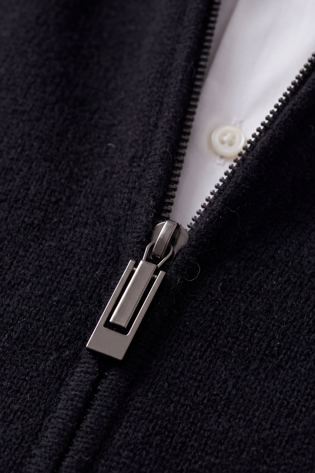 Men's Wool Full-Zip Cardigan