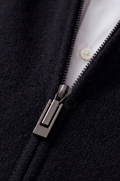 Men's Wool Full-Zip Cardigan