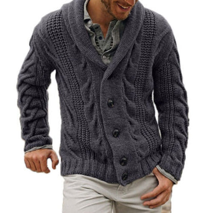 Men's Wool Knit Cardigan