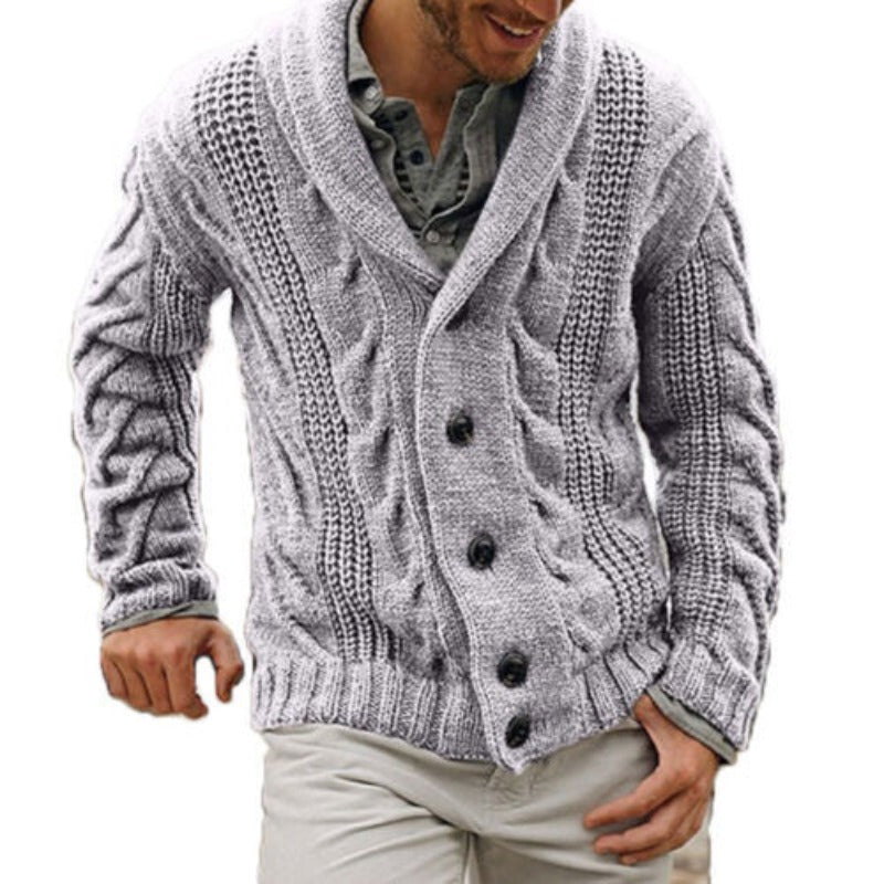 Men's Wool Knit Cardigan
