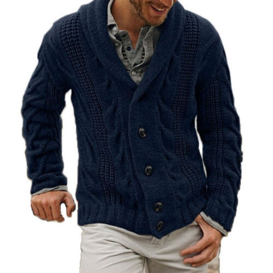 Men's Wool Knit Cardigan