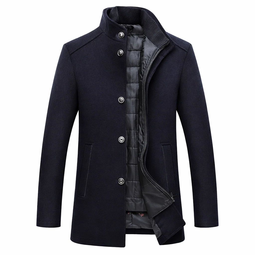 Men's Wool-Look Oliver Overcoat
