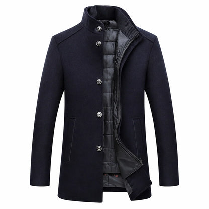 Men's Wool-Look Oliver Overcoat